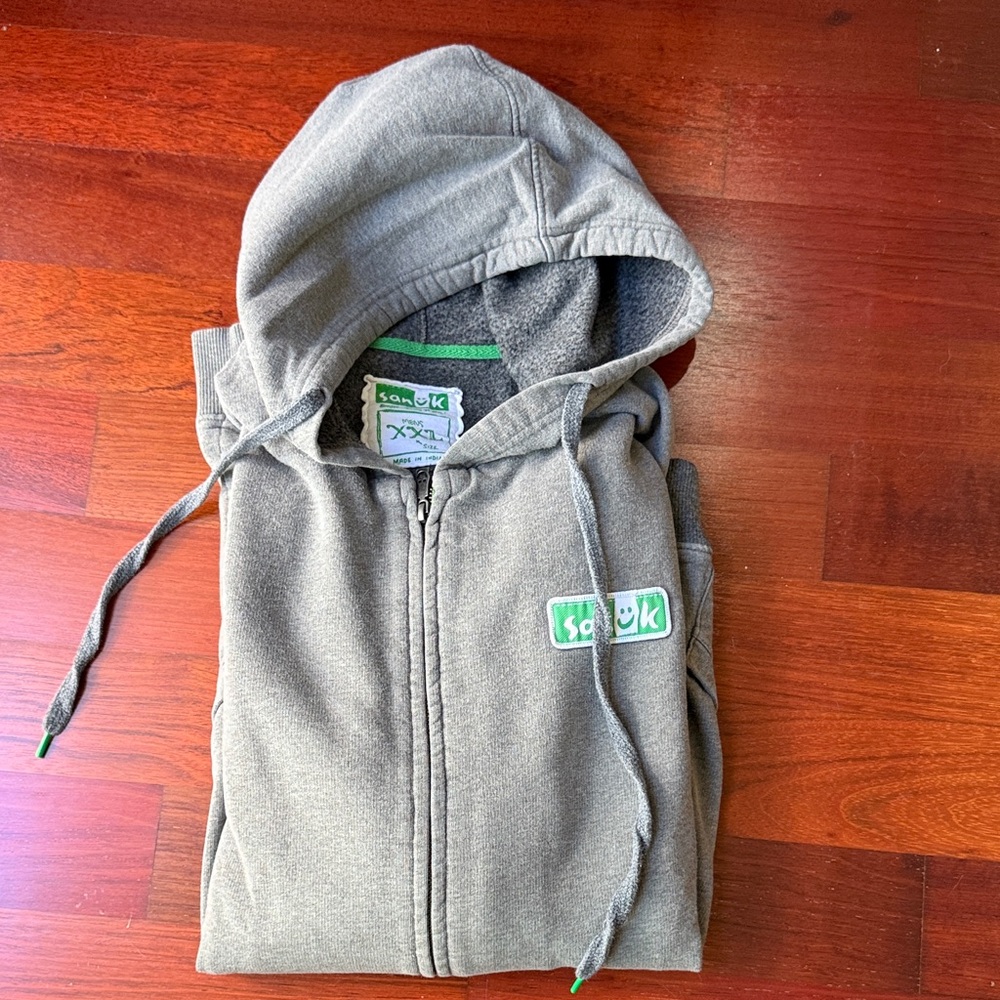 Sanuk Gray Hoodie Jacket - Picture 3 of 5